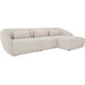 Amelia White Modular Right Sectional, Lounge